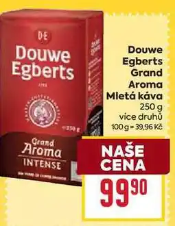 Billa Douwe Egberts Grand Aroma Mletá káva 250g nabídka