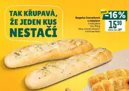 Billa Bageta česneková s máslem z naši pece 1ks, 165 g nabídka