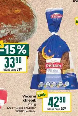Billa Večerní chlebík 250 g nabídka