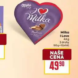 Billa Milka I Love 44g nabídka