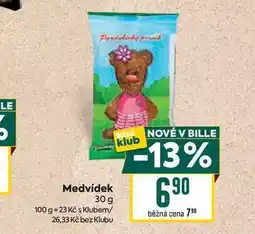 Billa Medvídek 30 g nabídka