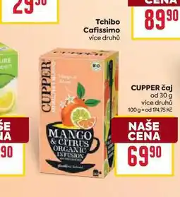 Billa CUPPER čaj od 30 g nabídka