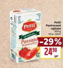 Billa Petti Pasírovaná rajčata 500 g nabídka