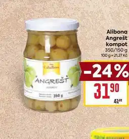 Billa Alibona Angrešt kompot 350/150 g nabídka