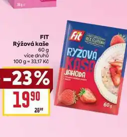 Billa FIT Rýžová kaše 60 g nabídka