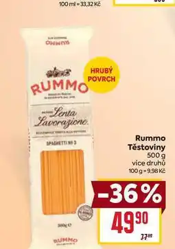Billa Rummo Těstoviny 500 g nabídka
