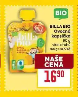 Billa BILLA BIO Ovocná kapsička 90 g nabídka