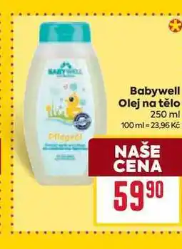 Billa Babywell Olej na tělo 250 ml nabídka
