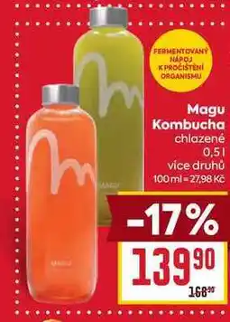 Billa Magu Kombucha chlazené 0,5l nabídka