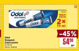 Billa Odol Duopack Zubní pasta 2x 75 ml nabídka