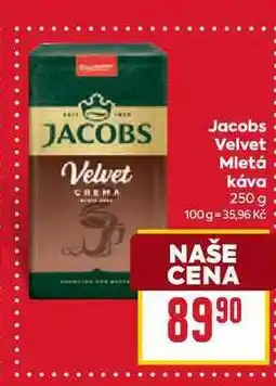 Billa Jacobs Velvet Mletá káva 250g nabídka