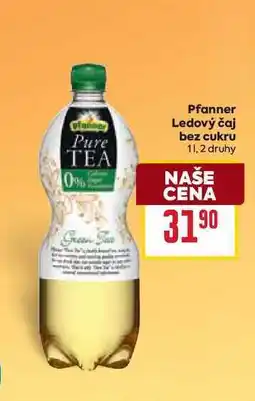 Billa Pfanner Ledový čaj bez cukru 1l nabídka