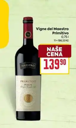 Billa Vigne del Maestro Primitivo 0,75l nabídka