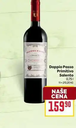 Billa Doppio Passo Primitivo Salento 0,75l nabídka