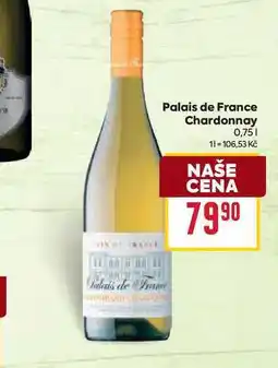Billa Palais de France Chardonnay 0,75l nabídka