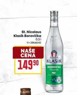Billa St. Nicolaus Klasik Borovička 0,5l nabídka