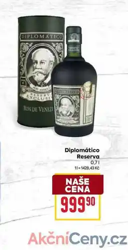 Billa Diplomático Reserva 0,7l nabídka