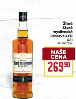Billa Žitná Stará myslivecká Reserve 4YO 0,7l nabídka