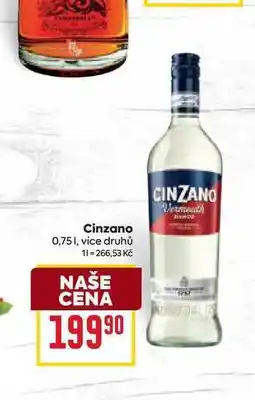 Billa Cinzano 0,75l nabídka