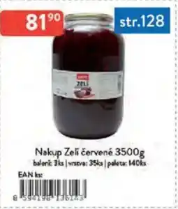 Qanto Nakup Zeli červené nabídka