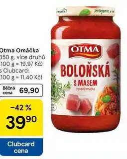 Tesco Otma Omáčka, 350 g nabídka