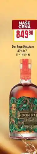 Billa Don Papa Masskara 40% 0,7l nabídka