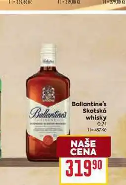 Billa Ballantine's Skotská whisky 0,7l nabídka