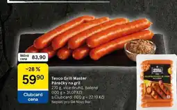 Tesco Tesco Grill Master Párečky na gril, 270 g, více druhů nabídka