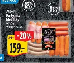 Albert Albert Párty mix klobásky 540 g nabídka