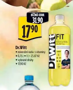 Albert Dr.Witt minerální voda s vitaminy 0,75 l nabídka