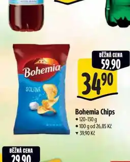 Albert Bohemia Chips 120-130 g • 100 g od 26,85 Kč ▼ 39,90 Kč BĚŽNÁ CENA 29.90 nabídka