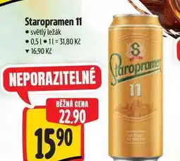 Albert Staropramen 11 0,5 l nabídka