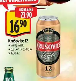 Albert Krušovice 12 0,5 l nabídka
