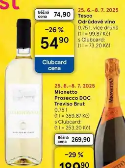 Tesco Tesco Odrůdové víno, 0.75 l nabídka