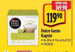 Albert Dolce Gusto Kapsle 16-18 ks nabídka