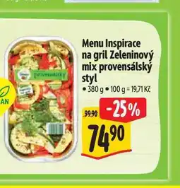 Albert Menu Inspirace na gril Zeleninový mix provensálský styl 380 g nabídka