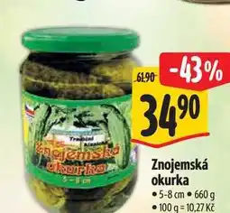 Albert Znojemská okurka 5-8 cm 660 g nabídka