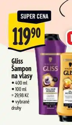 Albert Gliss Šampon na vlasy 400 ml nabídka