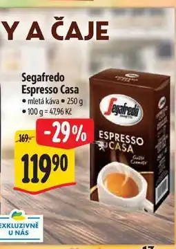 Albert Segafredo Espresso Casa 250 g nabídka