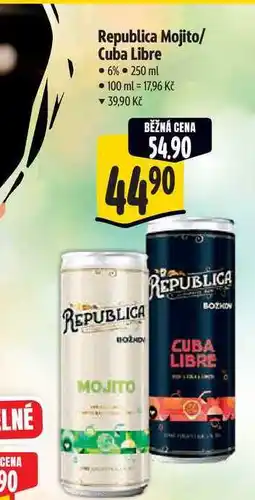 Albert Republica Mojito/ Cuba Libre 250 ml nabídka