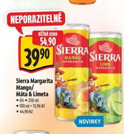 Albert Sierra Margarita Mango/ Máta & Limeta 250ml nabídka