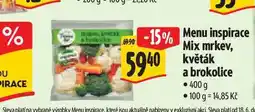 Albert Menu inspirace Mix mrkev, květák a brokolice 400 g nabídka