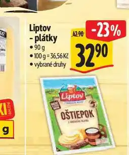 Albert Liptov - plátky 90g nabídka