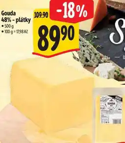Albert Gouda 48% - plátky 500 g nabídka