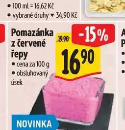 Albert Pomazánka z červené řepy 100 g nabídka