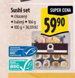 Albert Sushi set 166 g nabídka