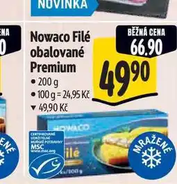 Albert Nowaco Filé obalované Premium 200 g nabídka
