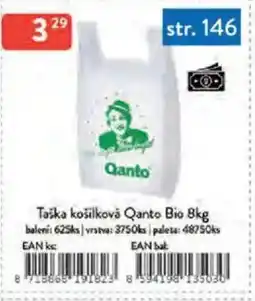 Qanto Taška košilková Qanto Bio nabídka