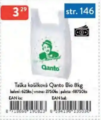 Qanto Taška košilková Qanto Bio nabídka