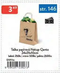 Qanto Taška papirová Nakup Qanto nabídka
